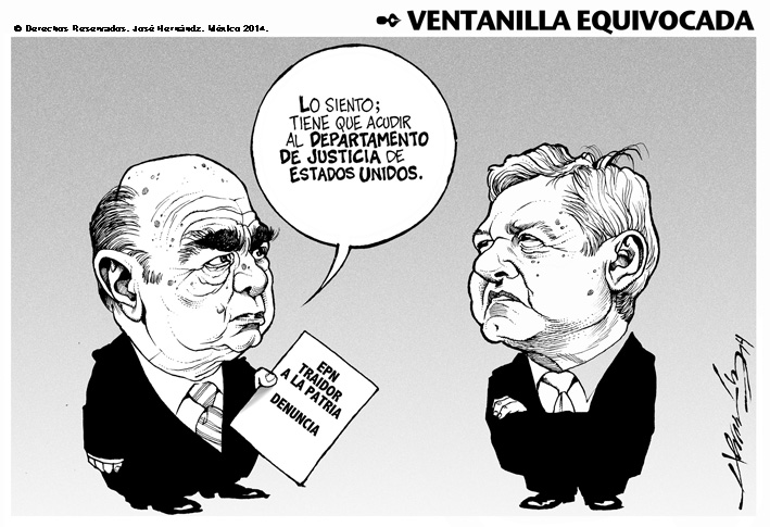 Ventanilla equivocada. Jueves 6 de febrero de 2014